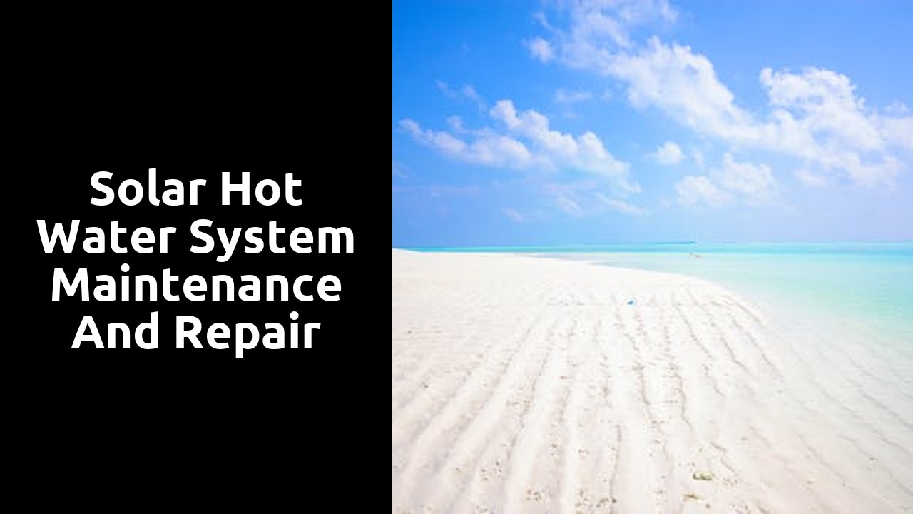 Solar Hot Water System Maintenance and Repair